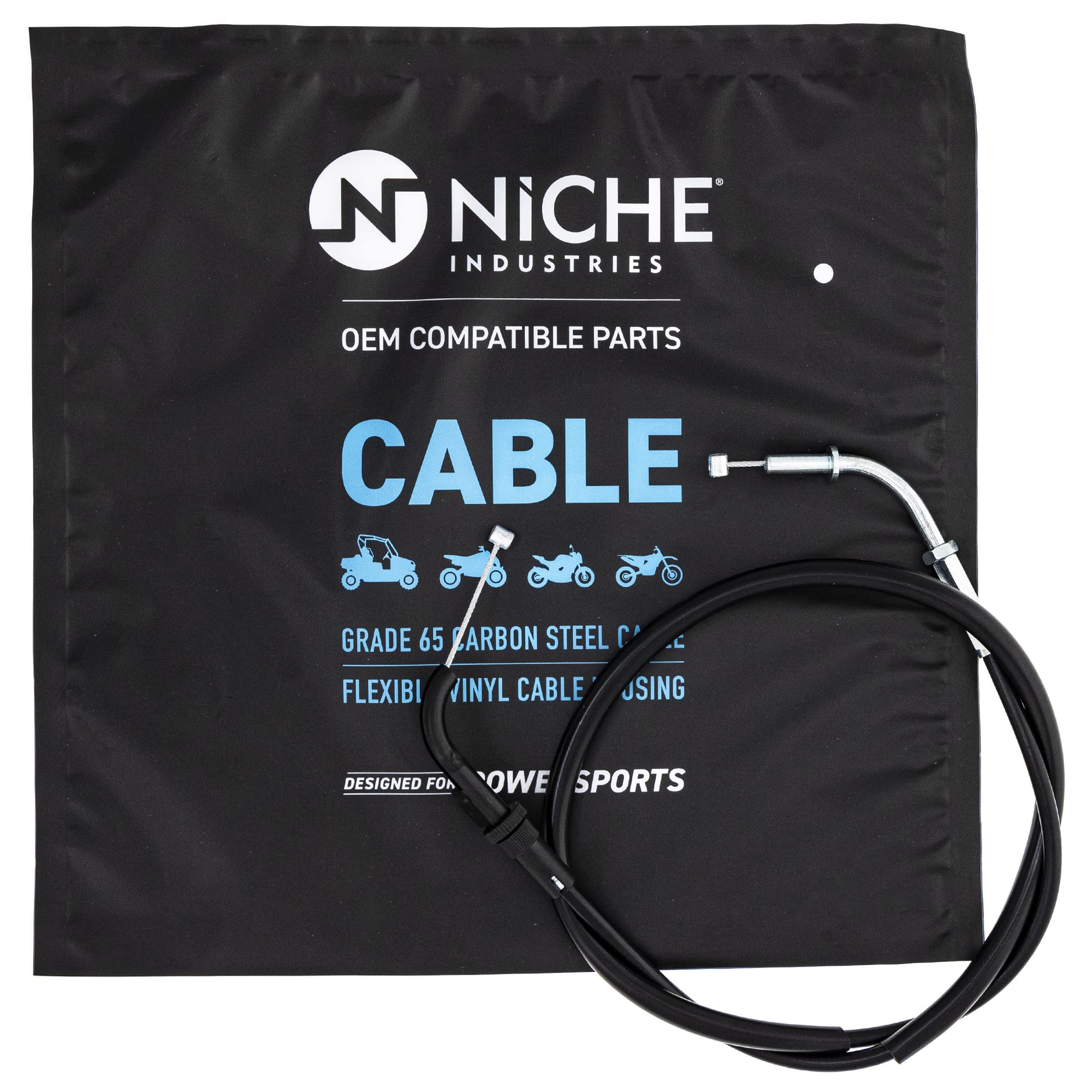 aco　2脚ご購入お値引き Amazon.com: NICHE Throttle Cable for Kawasaki Ninja ZX6 ZX6R